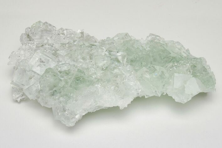 Glass-Clear, Green Cubic Fluorite Crystals - China #205561